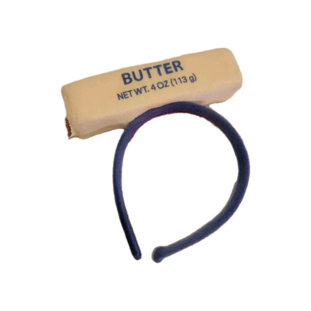 Butter Headband Fun Novelty Yellow Blue Onesize Fits Most